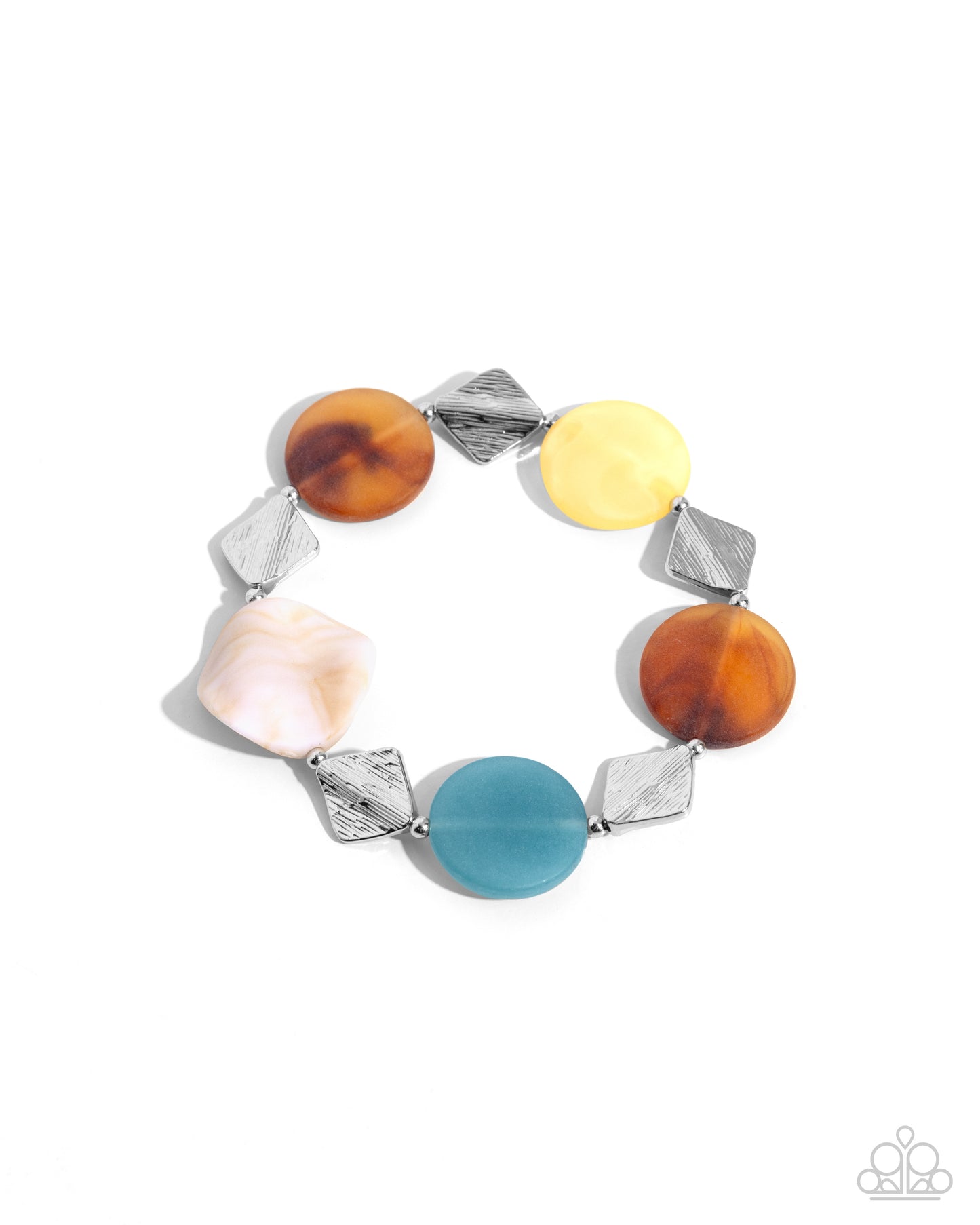 Reflective Ratio Paparazzi Accessories Bracelet - Brown