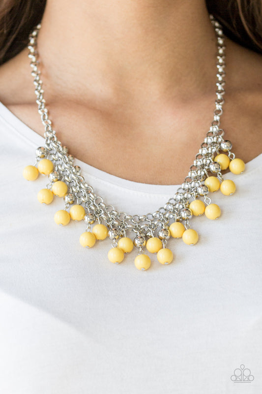 Friday Night Fringe Paparazzi Accessories Necklace with Earrings