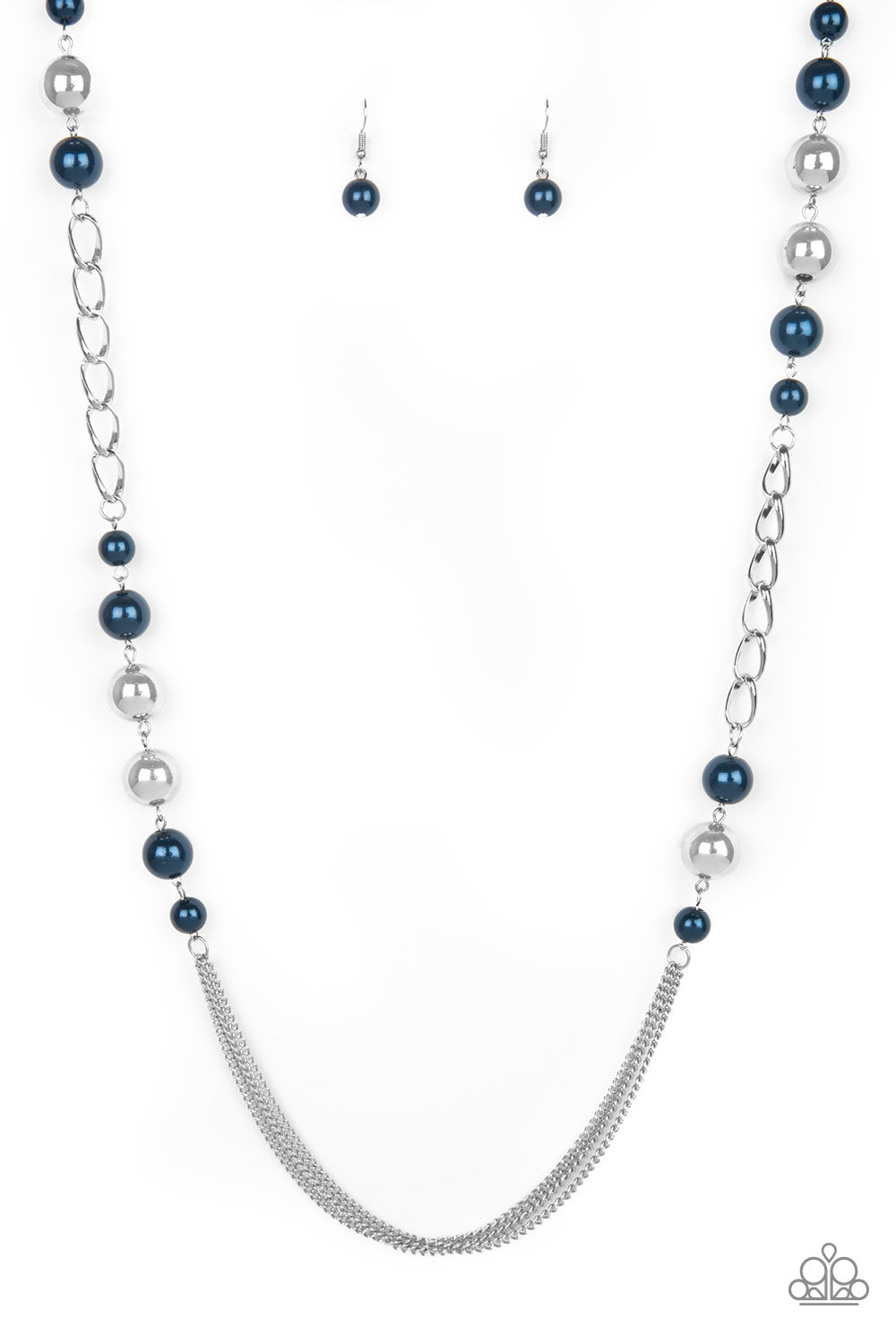 Uptown Talker Paparazzi Accessories Necklace with Earrings