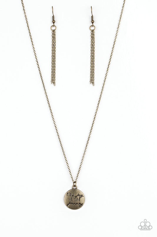 Find Joy – Brass | Paparazzi Necklace