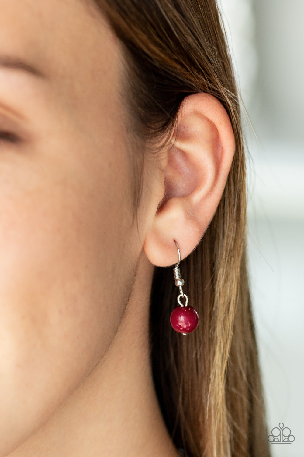 Soul Quest Paparazzi Accessories Necklace with Earrings - Red