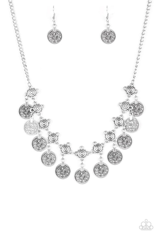 Walk The Plank Paparazzi Accessories Necklace with Earrings