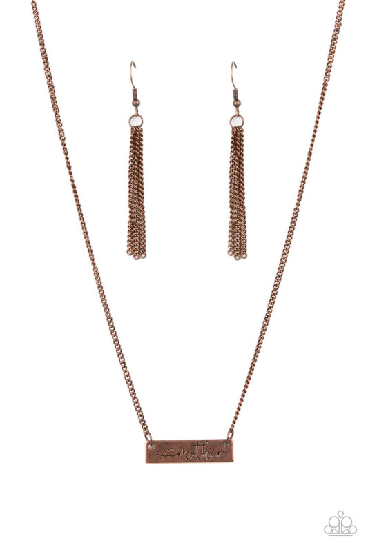 Joy Of Motherhood – Copper | Paparazzi Necklace