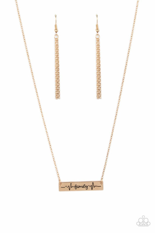 Living The Mom Life – Gold | Paparazzi Necklace