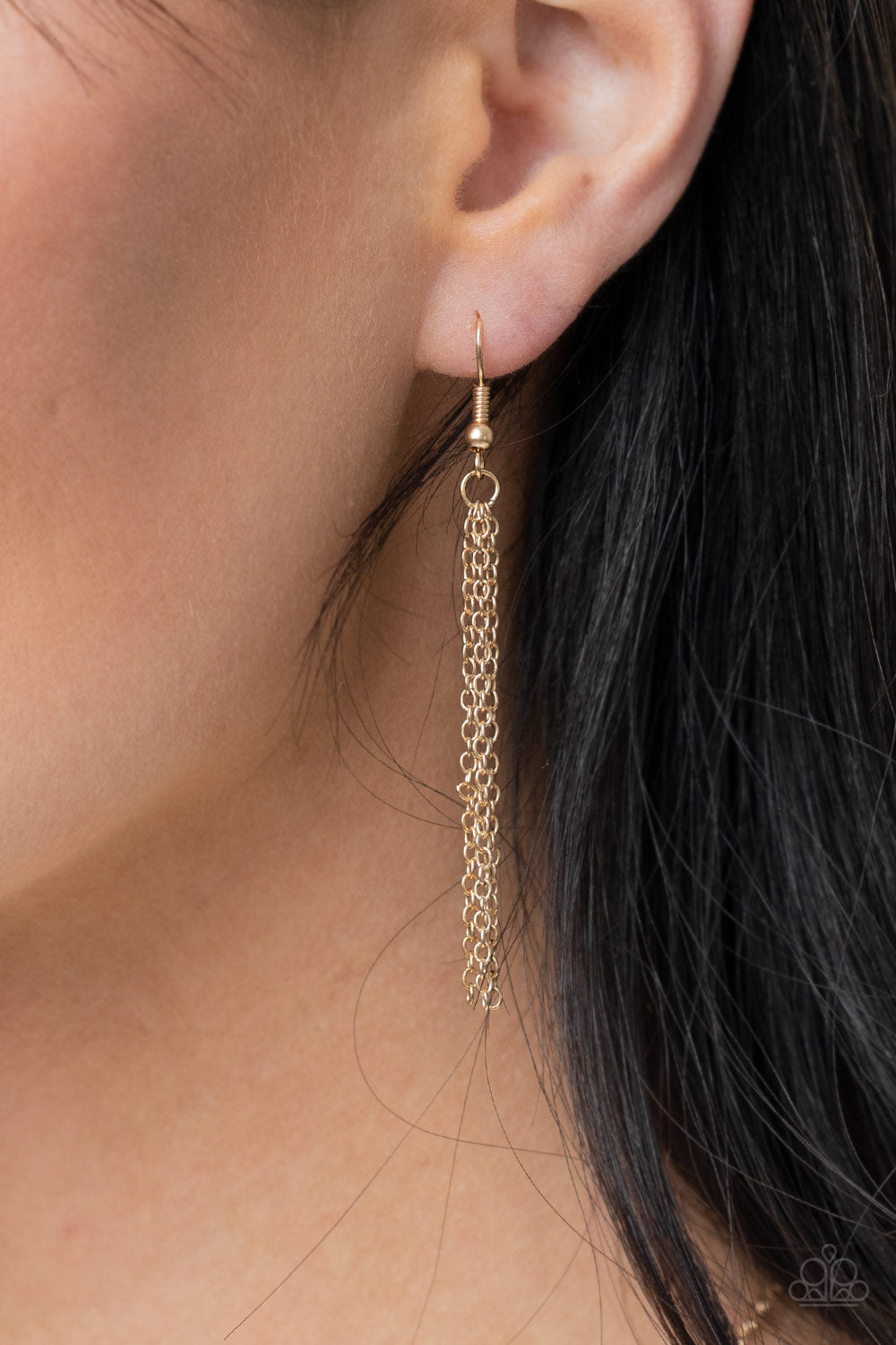 Living The Mom Life Paparazzi Accessories Necklace with Earrings - Gold
