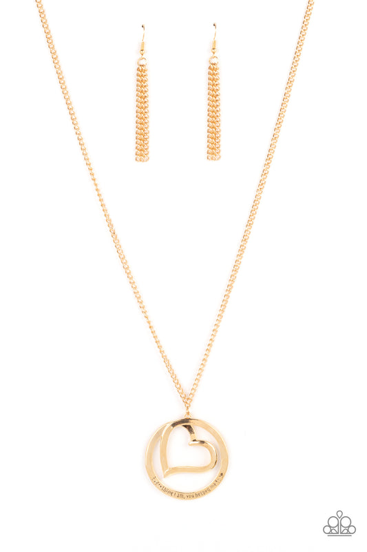 Positively Perfect – Gold | Paparazzi Necklace