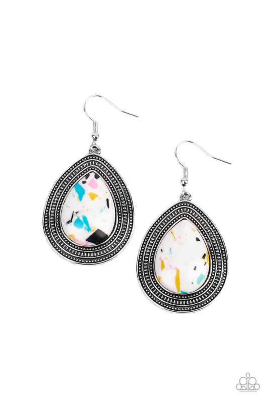 Terrazzo Tundra Paparazzi Accessories Earrings Multi
