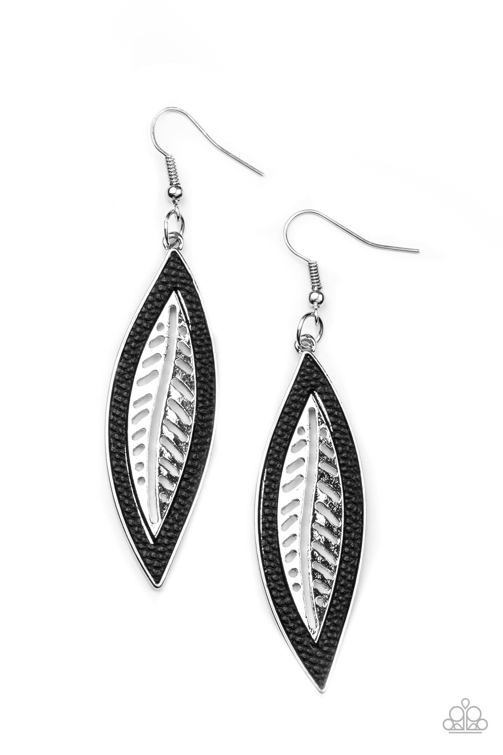 Leather Lagoon Paparazzi Accessories Earrings