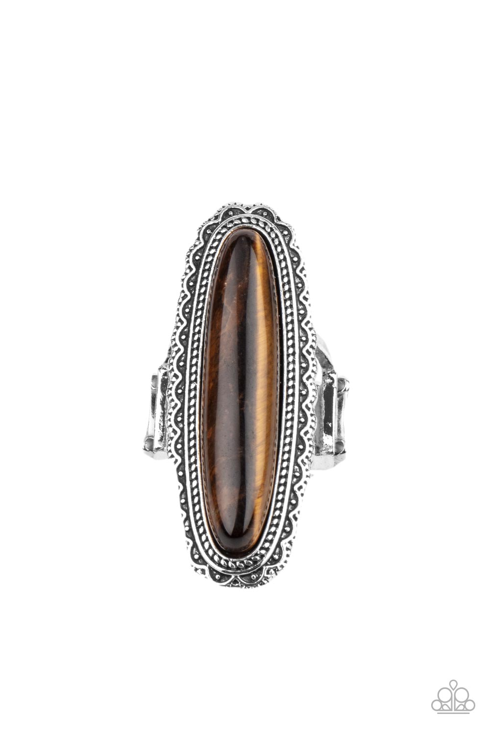 Eco Equinox Paparazzi Accessories Ring Brown