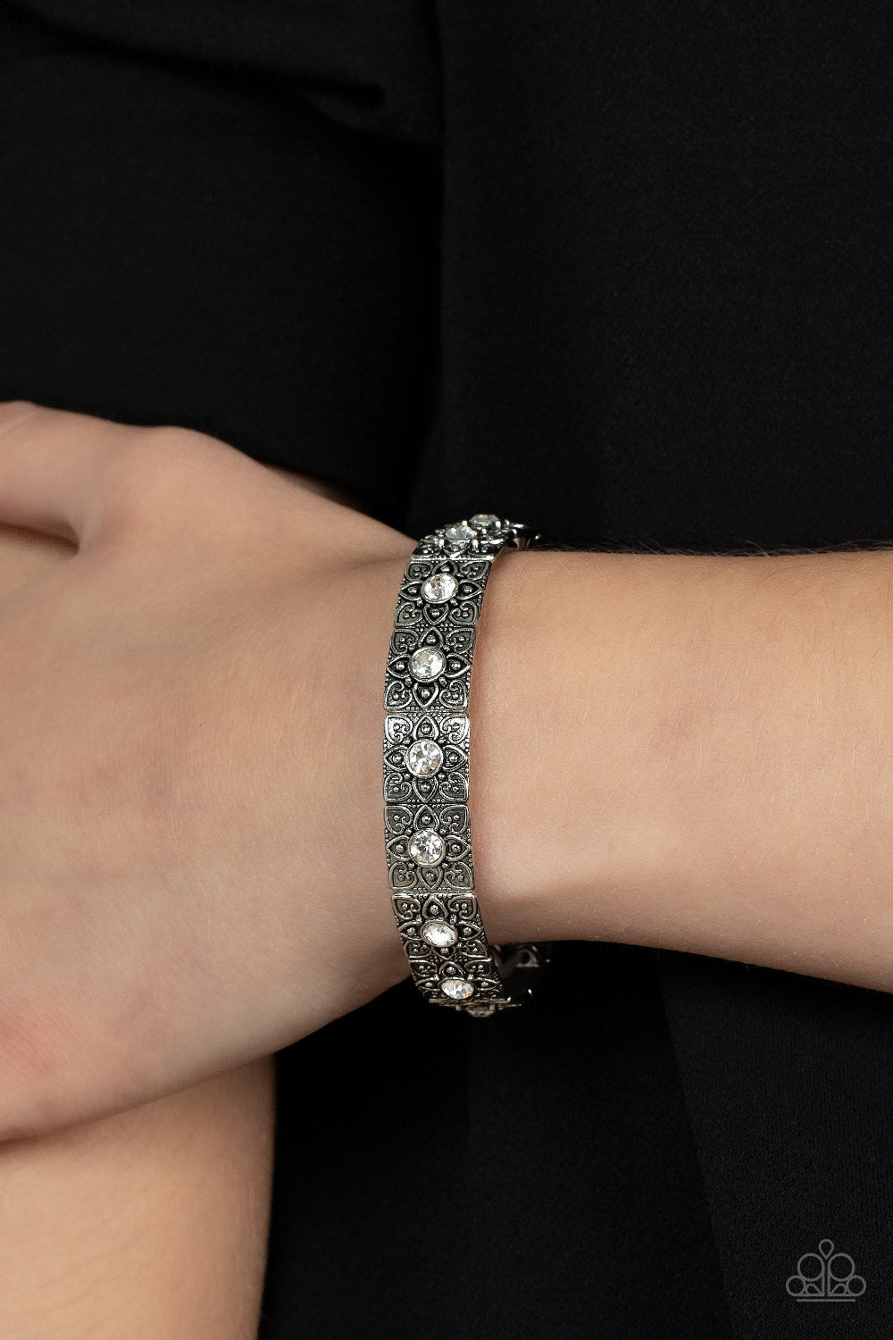 Venetian Valentine Paparazzi Accessories Bracelet White