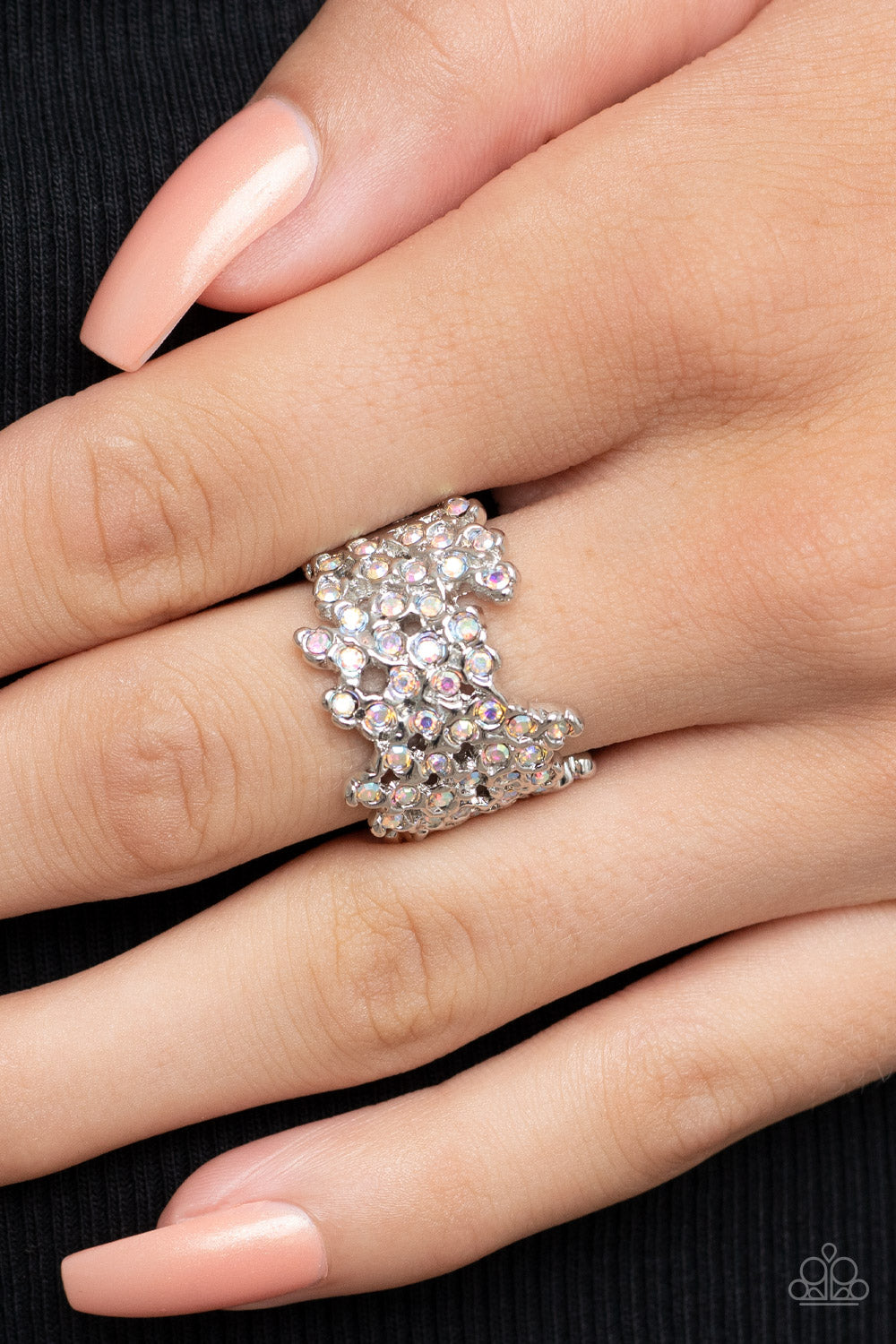 Sizzling Shimmer Paparazzi Accessories Ring Multi