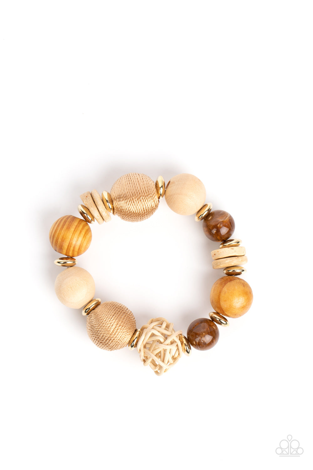 Happily Homespun Paparazzi Accessories Bracelet Brown