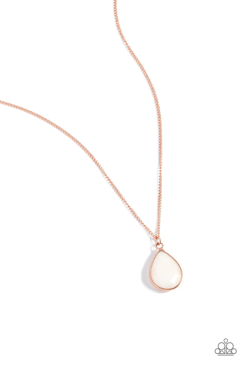 Sparkling Stones Paparazzi Accessories Necklace with Earrings - Copper