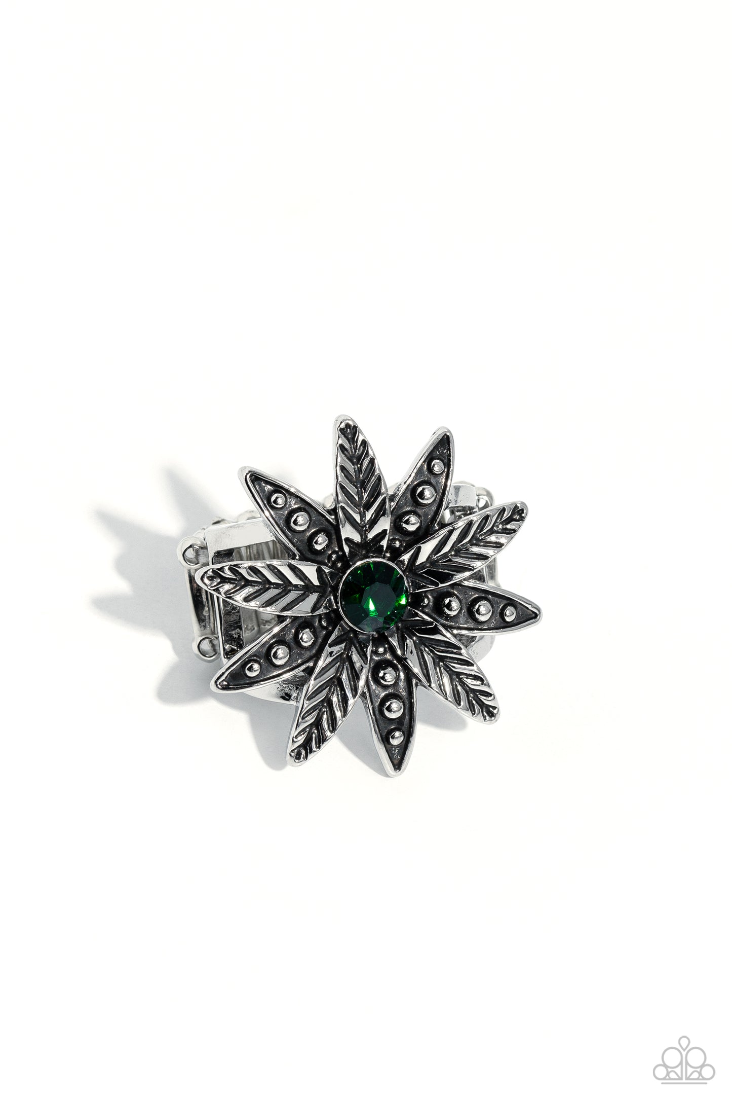 Sunflower Season Paparazzi Accessories Ring Green