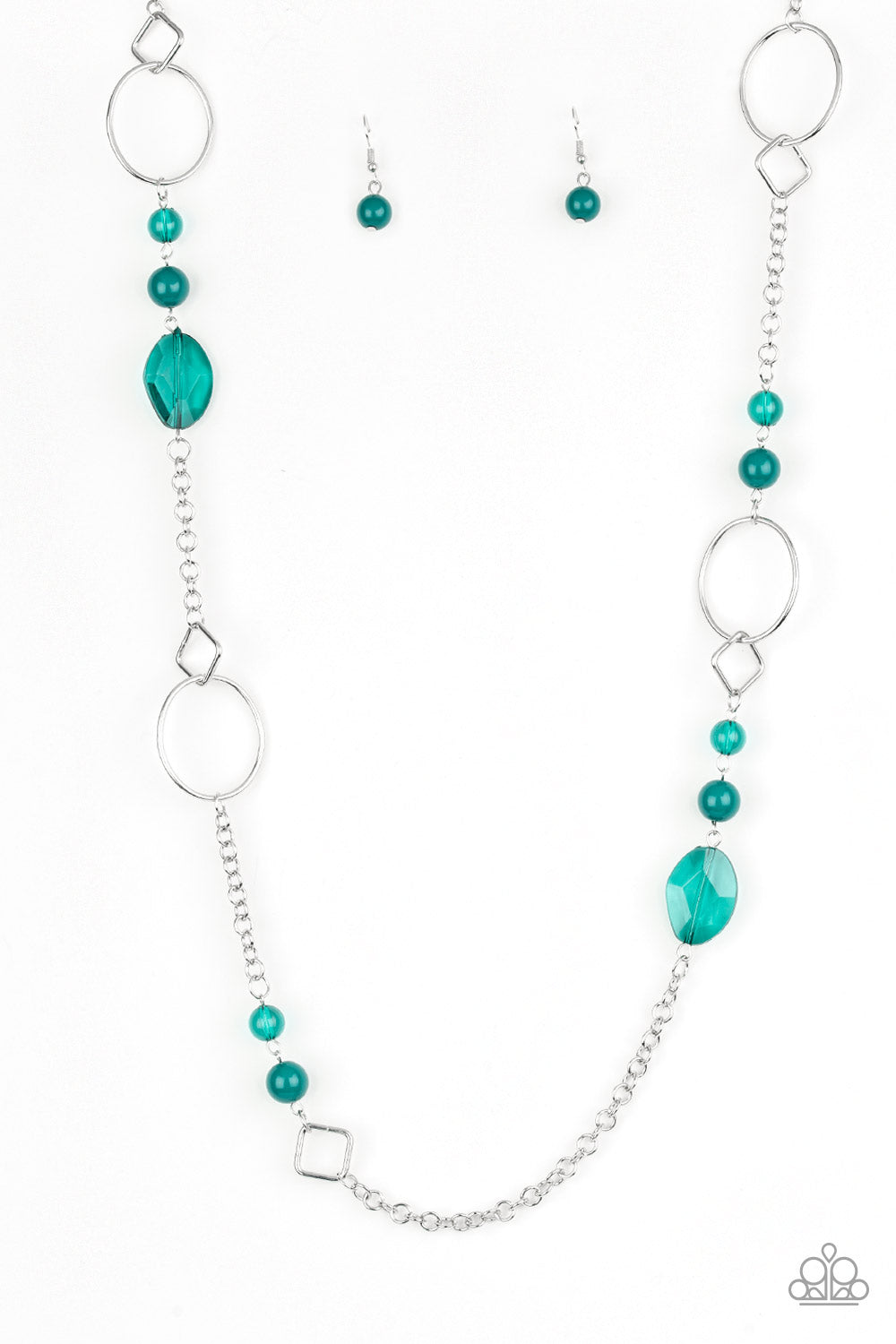 Very Visionary Paparazzi Accessories Necklace with Earrings