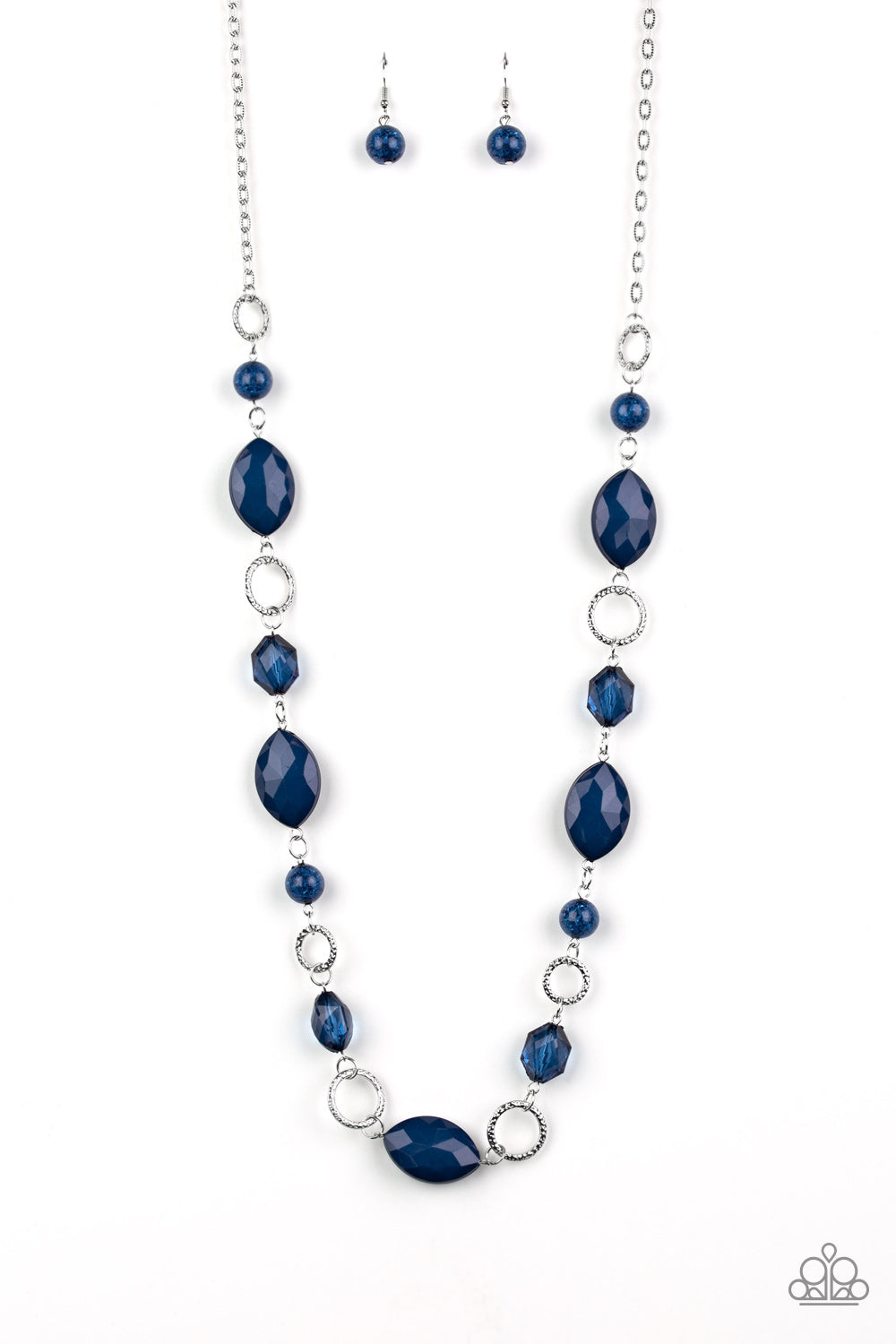 Shimmer Simmer Paparazzi Accessories Necklace with Earrings