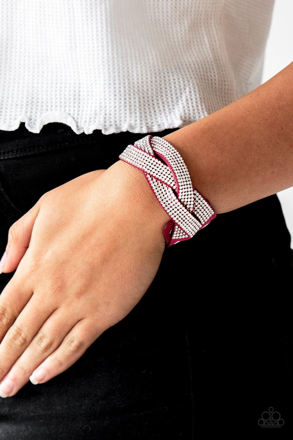 Nice Girls Finish Last Pink Paparazzi Accessories Bracelet