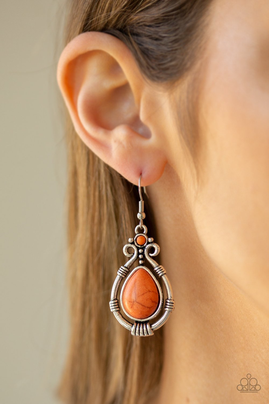 Canyon Scene Paparazzi Accessories Earrings