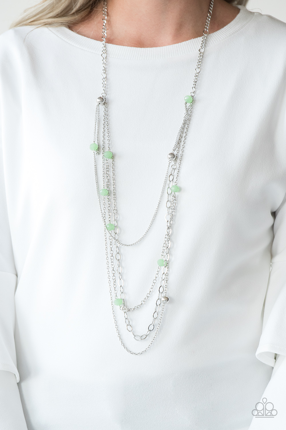 Glamour Grotto Paparazzi Accessories Necklace with Earrings