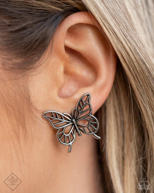 High and Flighty Accessories Earrings Silver