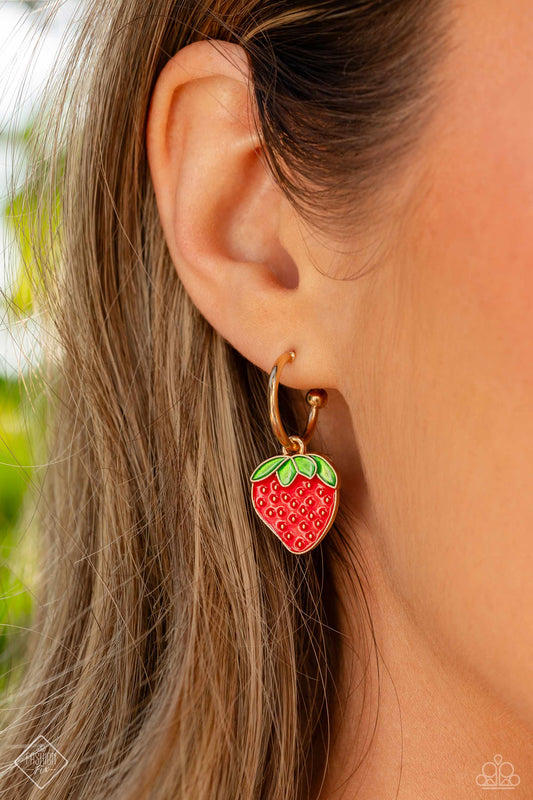 Fashionable Fruit Paparazzi Accessories Earrings