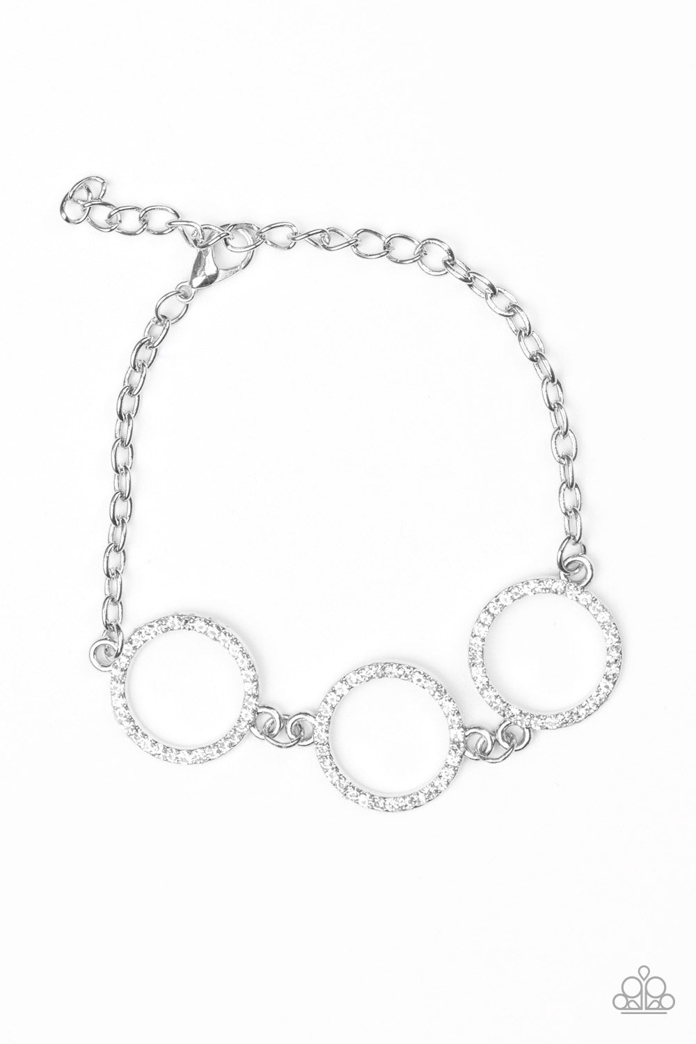 Dress The Part Paparazzi Accessories Bracelet White