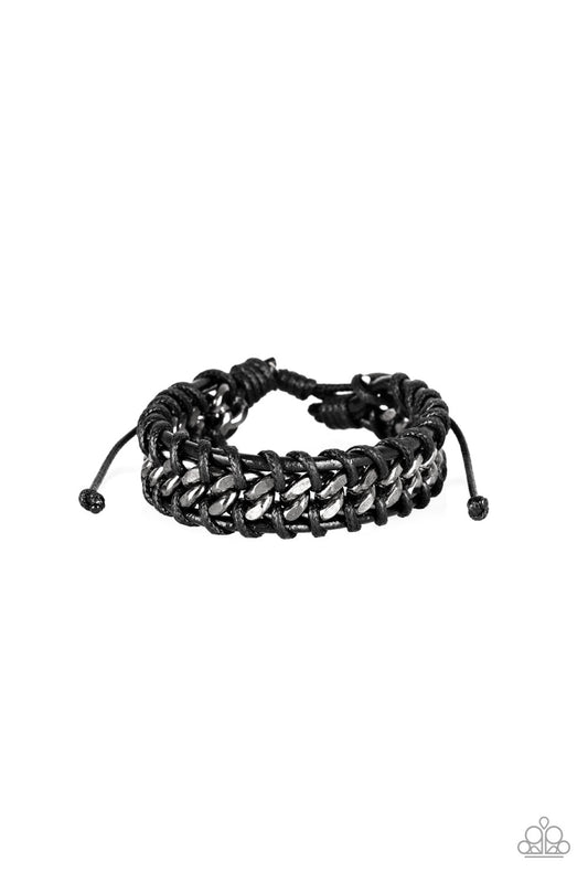 Racer Edge – Black | Paparazzi Bracelet