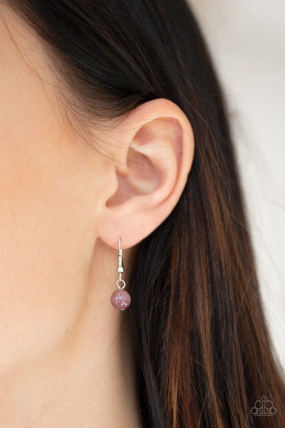 Modern Majesty Paparazzi Necklace with Earrings Purple