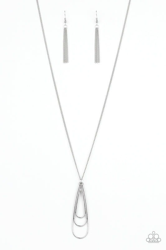 The Big Three – Silver | Paparazzi Necklace