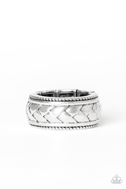 Field Artillery Men's – Silver | Paparazzi Ring