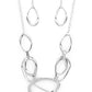 Prehistoric Heirloom – Silver | Paparazzi Necklace