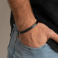 Cable Couture - – Black | Paparazzi Bracelet