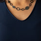 Working OVAL-time | Paparazzi Necklace