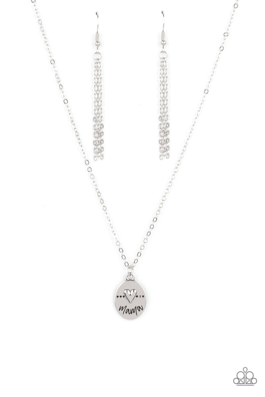 They Call Me Mama – Silver | Paparazzi Necklace