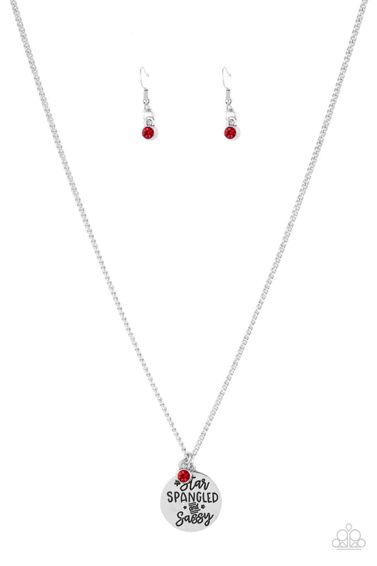 Star-Spangled Sass – Red | Paparazzi Necklace