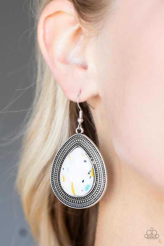 Terrazzo Tundra Paparazzi Accessories Earrings Multi