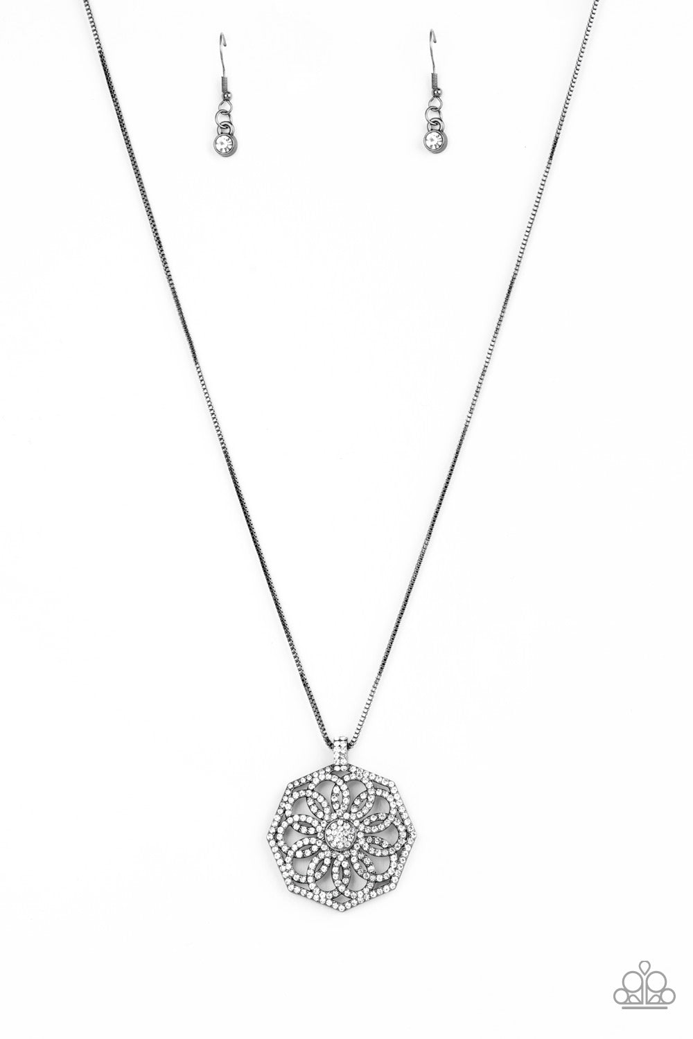 Botanical Bling Paparazzi Accessories Necklace with Earrings