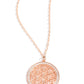 Tearoom Twinkle Rose – Gold | Paparazzi Necklace