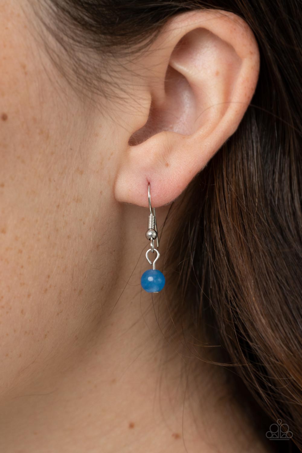 Ethereal Eclipse Paparazzi Accessories Necklace with Earrings Blue