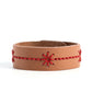 Cross-Stitched Gardens. – Red | Paparazzi Bracelet