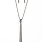 Metallic MESH-Up – Black | Paparazzi Necklace