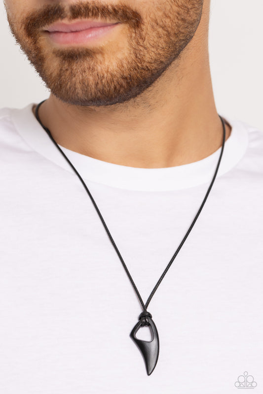 Summer Shark Paparazzi Accessories Necklace Black