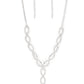 Infinitely Icy – White | Paparazzi Necklace
