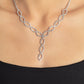 Infinitely Icy – White | Paparazzi Necklace