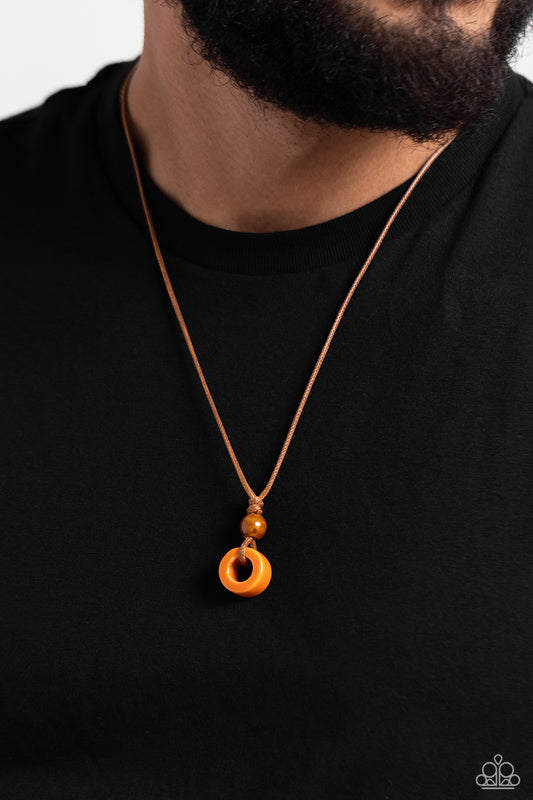 Sunset Sabbatical Paparazzi Accessories Necklace Orange