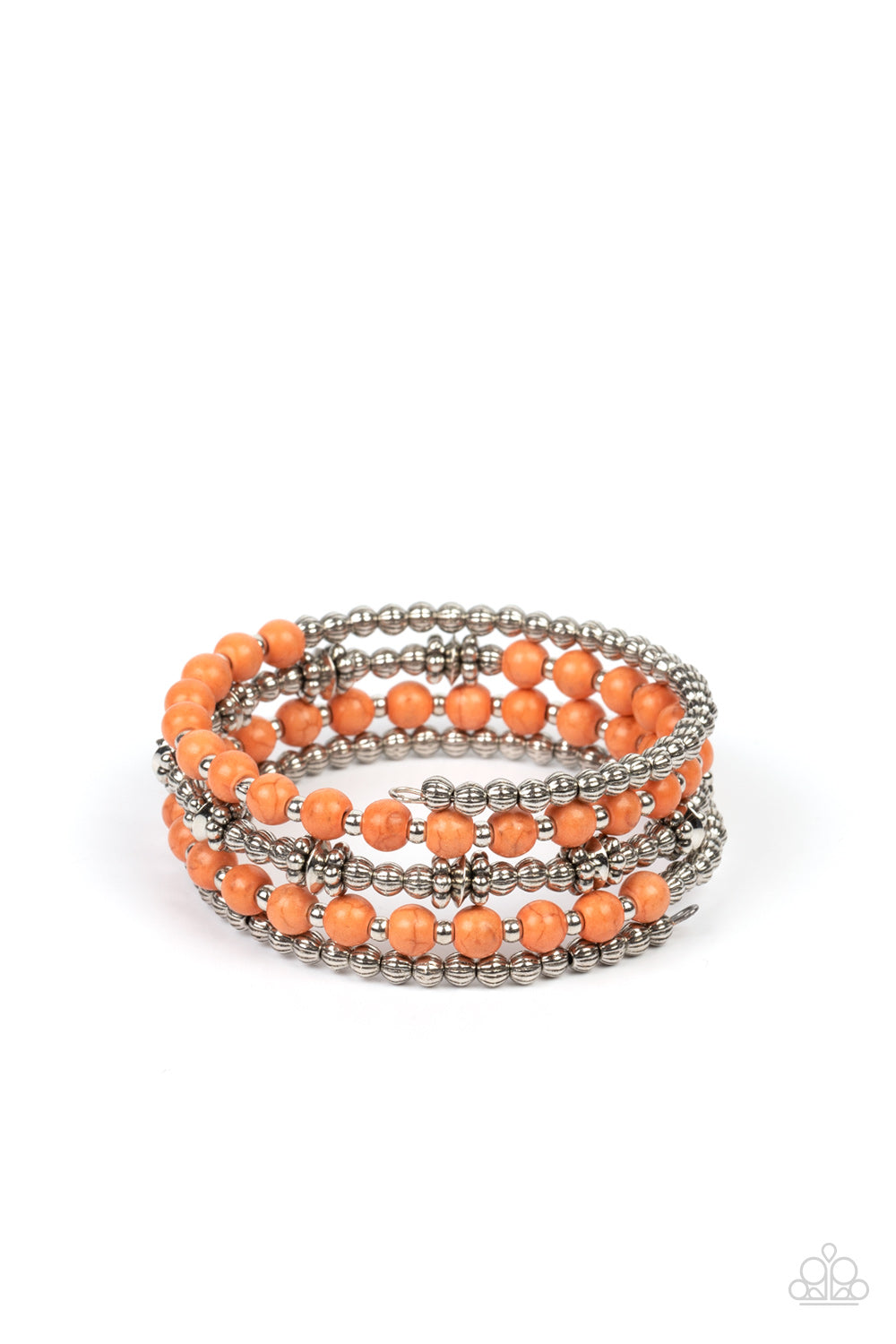 Road Trip Remix Paparazzi Accessories Bracelet Orange