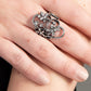 Flirtatiously Flowering – White | Paparazzi Ring