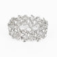 Feathered Finesse – White | Paparazzi Bracelet