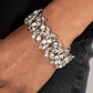 Feathered Finesse – White | Paparazzi Bracelet