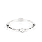 Chiseled Craze – White | Paparazzi Bracelet